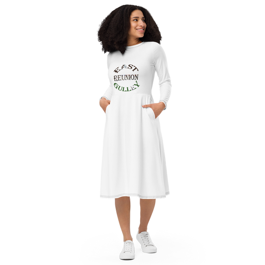 East Gulley long sleeve midi dress