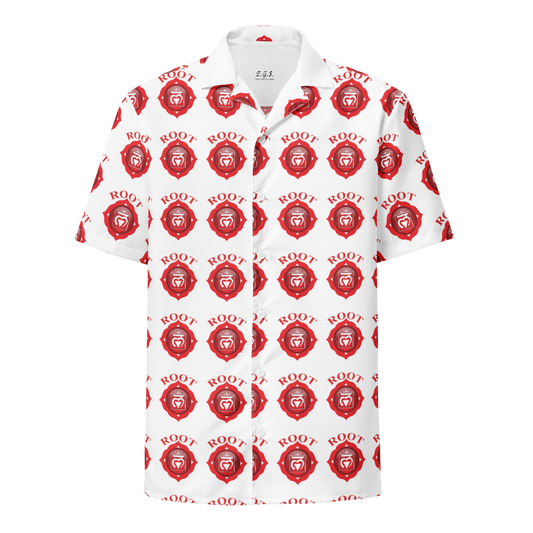 Root Chakra Unisex button shirt