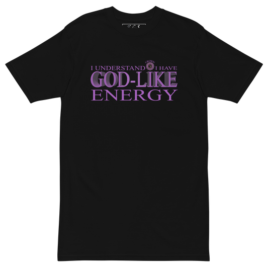 Chakra Affirmations (Root) Men’s premium heavyweight tee