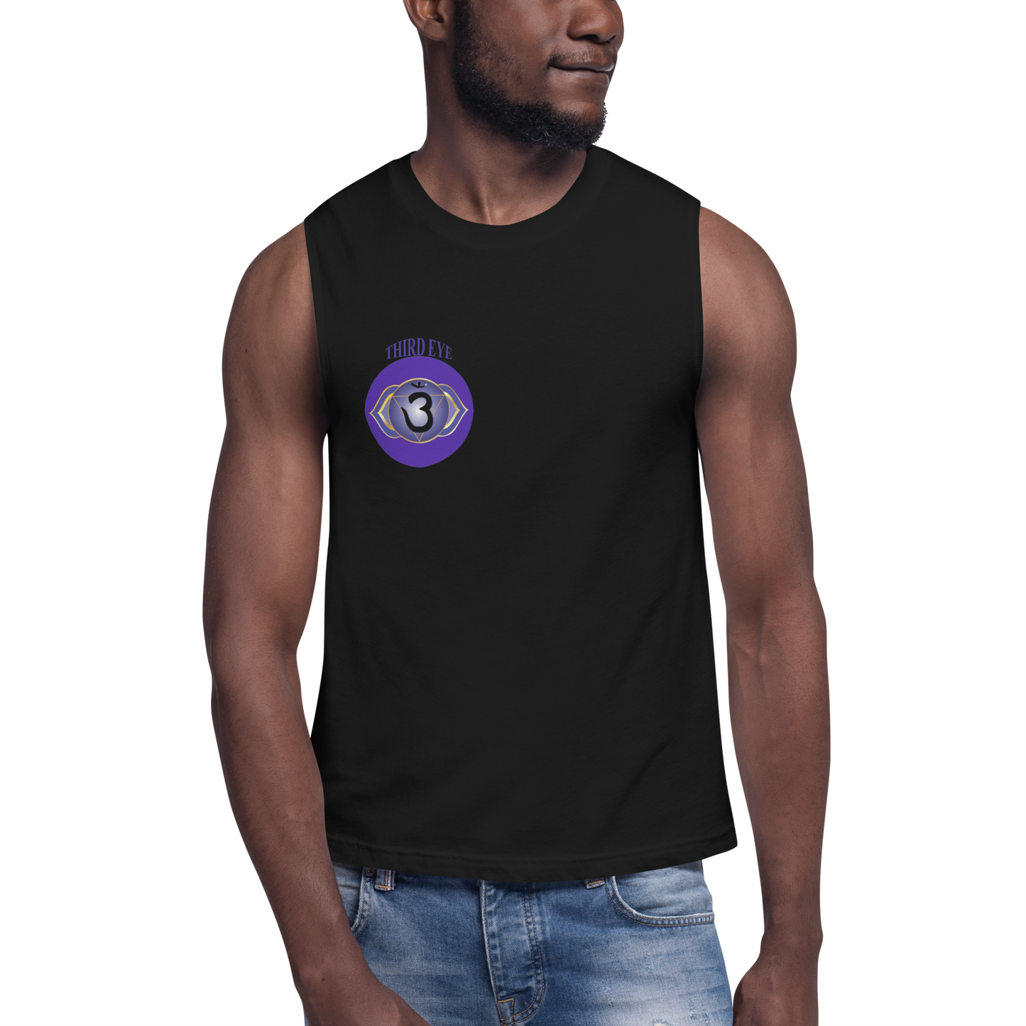 Chakra Affirmations (Third Eye) Muscle Shirt