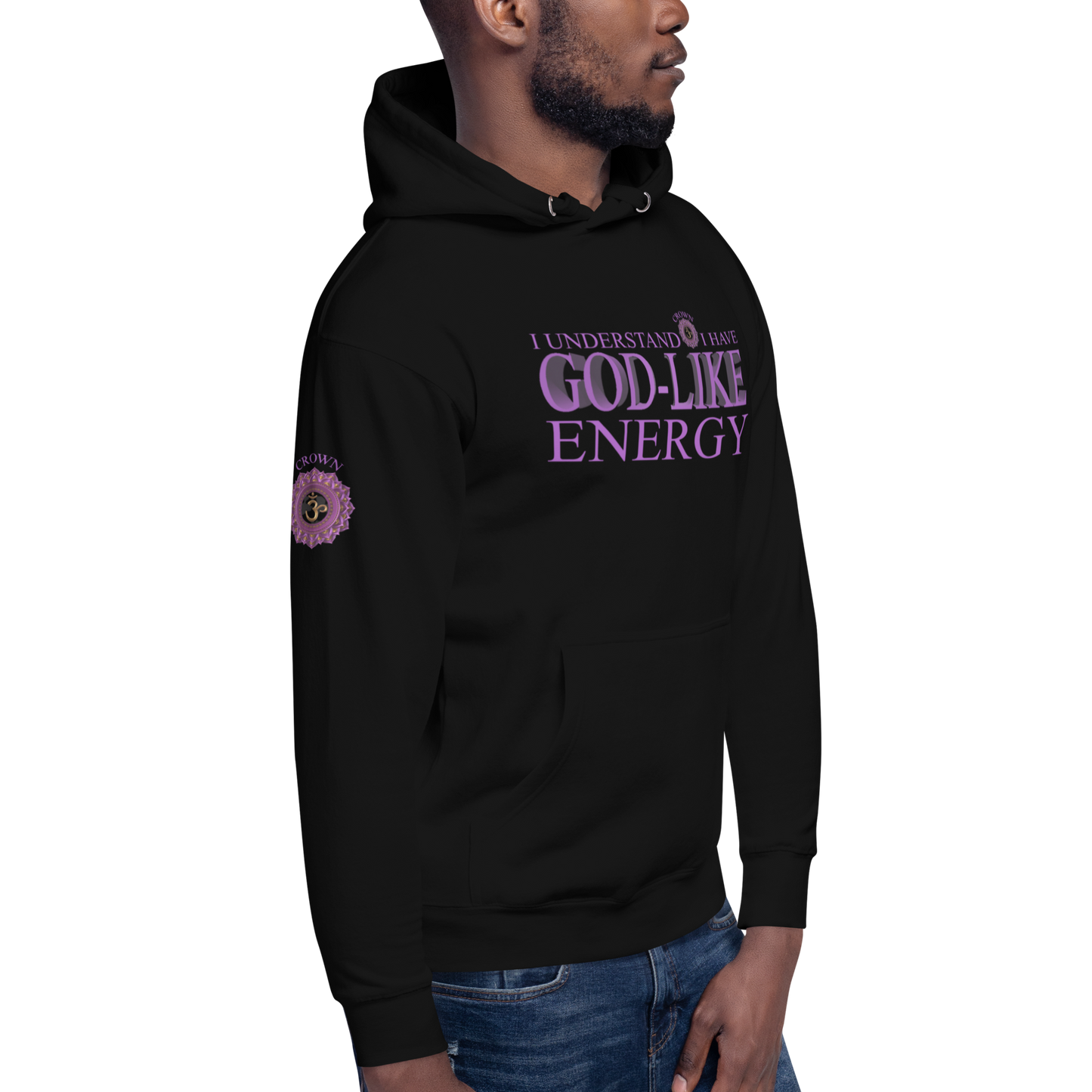 Chakra Affirmations  (Crown) Unisex Hoodie