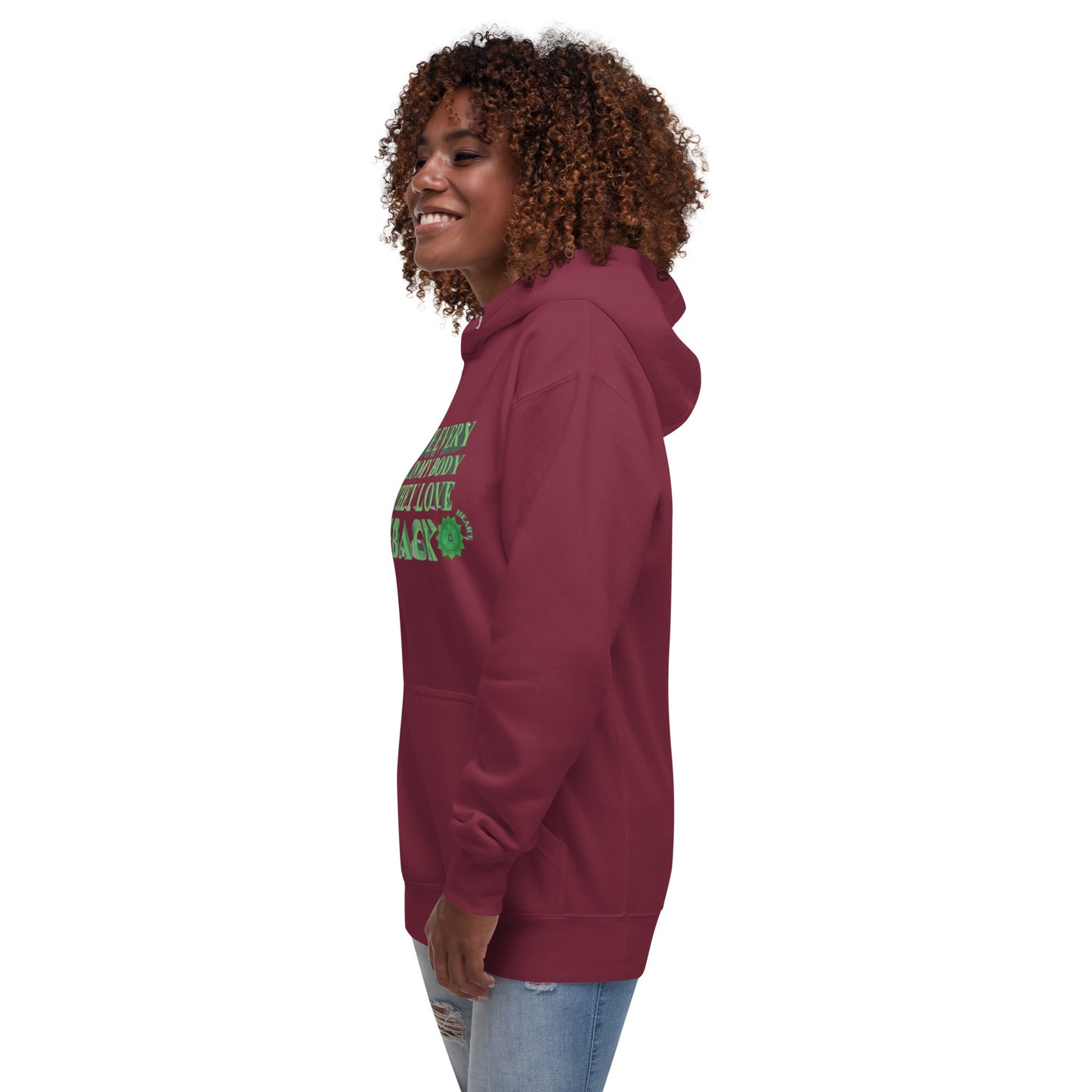 Chakra Affirmations (Heart) Unisex Hoodie