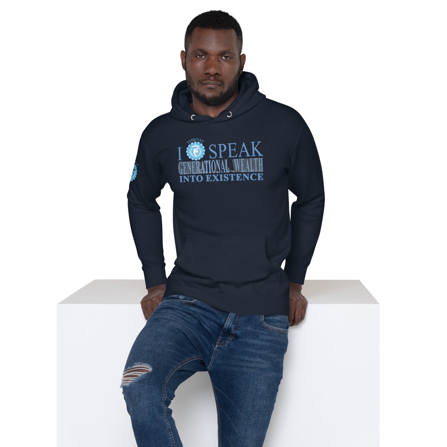 Chakra Affirmations (Throat) Unisex Hoodie