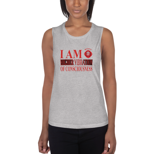 Chakra Affirmations (Root) Ladies’ Muscle Tank